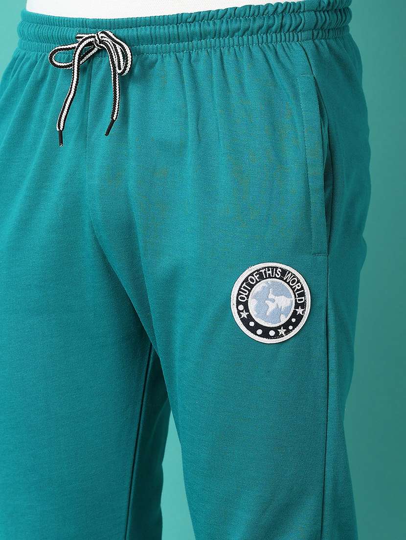 men mid rise solid full length track pant - 21505627 -  Standard Image - 5