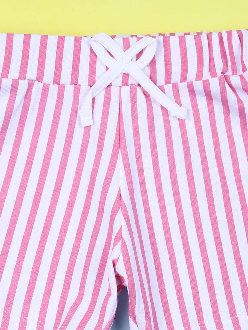 girls off white printed shorts sets - 21505641 -  Standard Image - 3