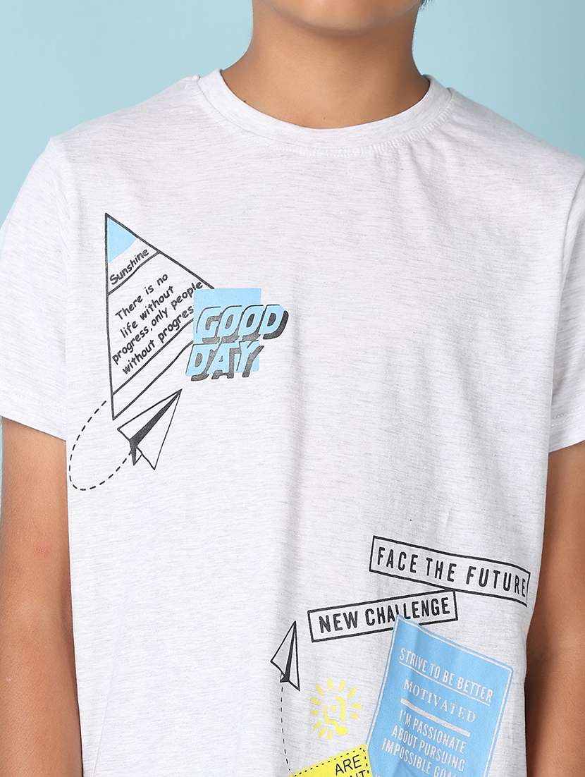 boys grey graphic t-shirt - 21505668 -  Standard Image - 5