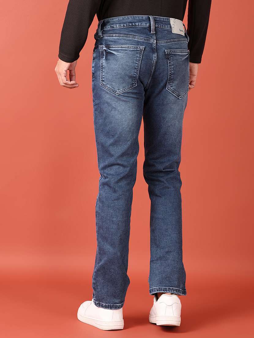men solid mid rise slim fit jean - 21505691 -  Standard Image - 3