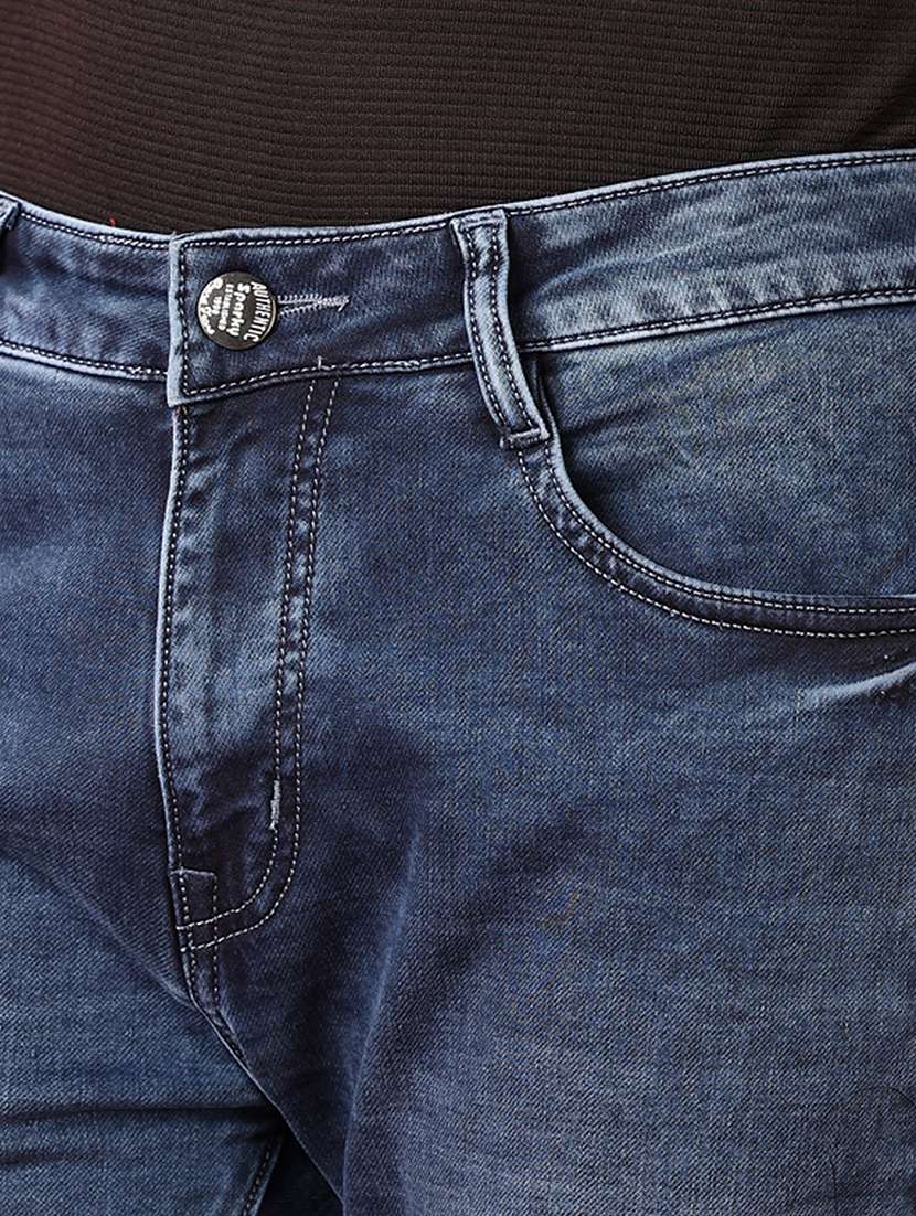 men solid mid rise slim fit jean - 21505691 -  Standard Image - 5