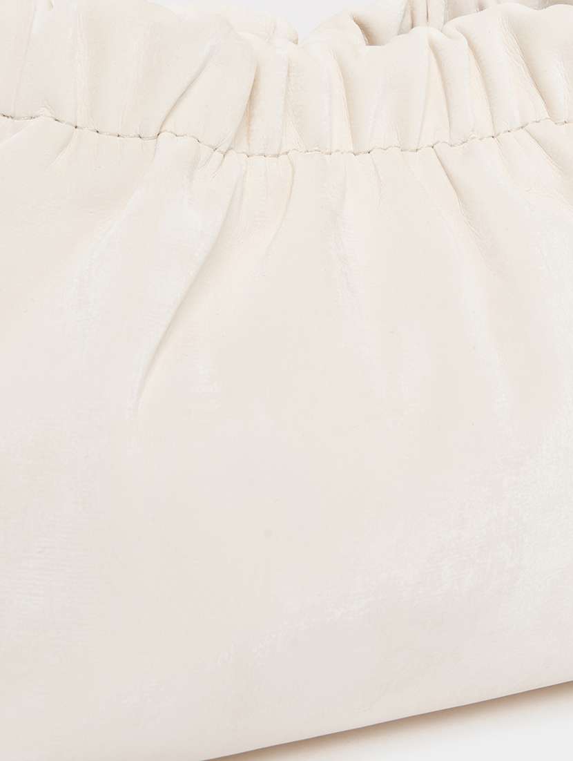 women cream solid handbag - 21505973 -  Standard Image - 5