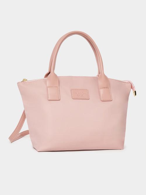 women pink solid handbag - 21505974 -  Standard Image - 0