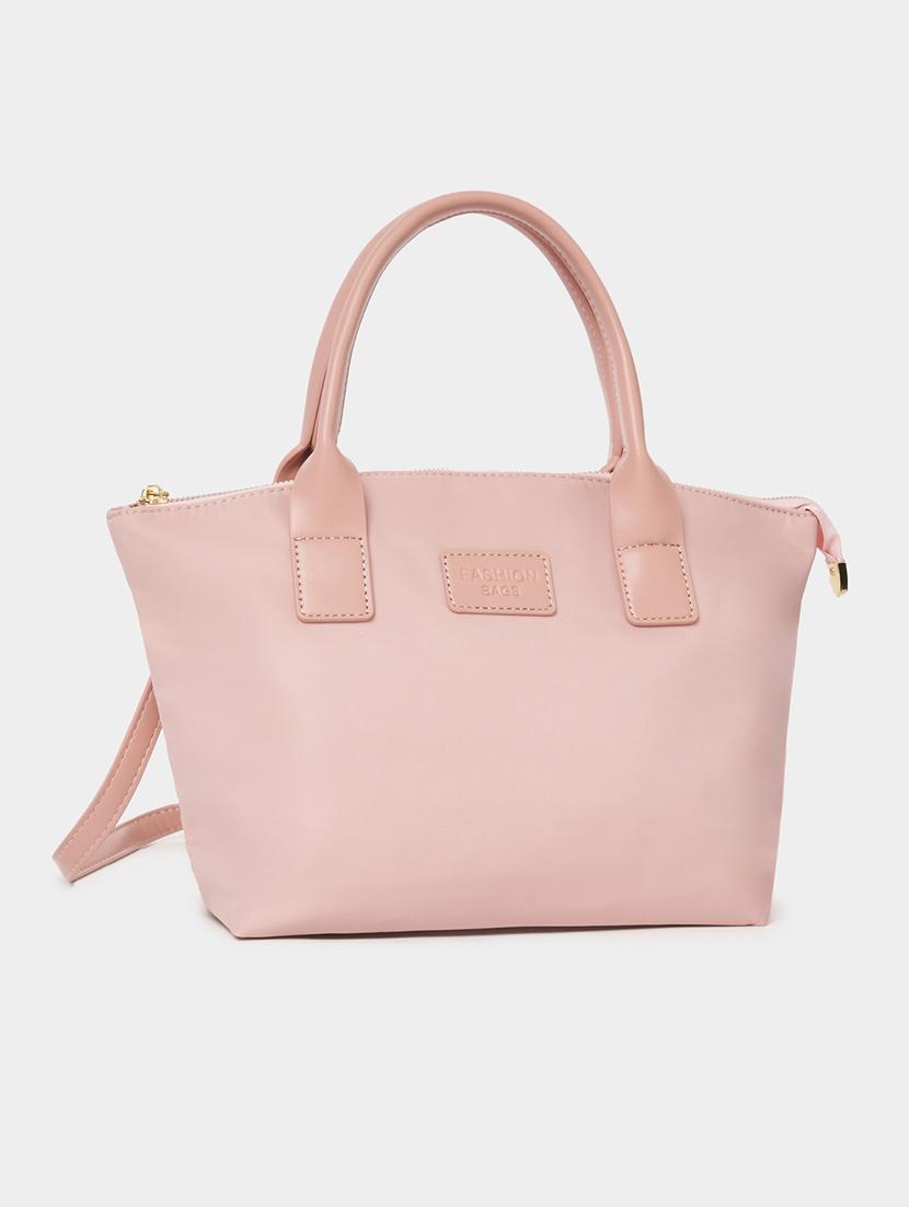 women pink solid handbag - 21505974 -  Zoom Image - 0