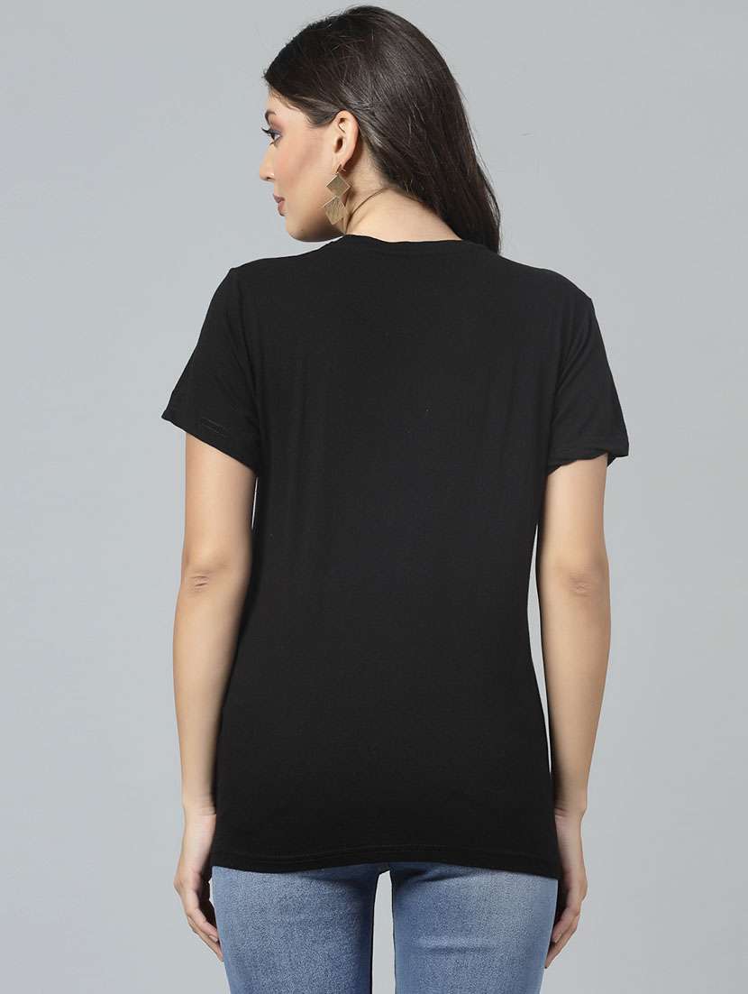 women embellished short sleeves t-shirt - 21506123 -  Standard Image - 3