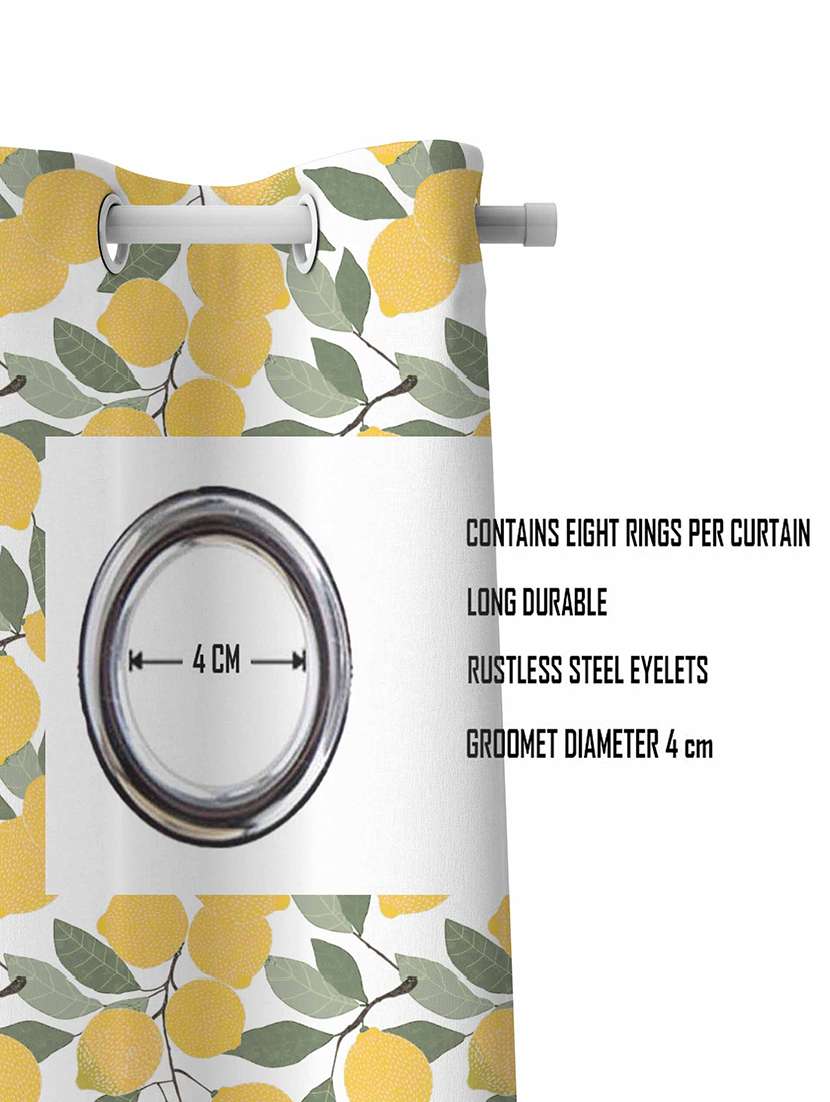 white printed curtains - 21506196 -  Standard Image - 3