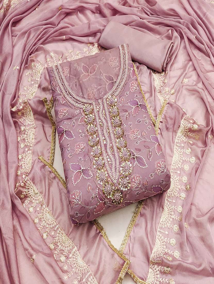 women embellished unstitched suit