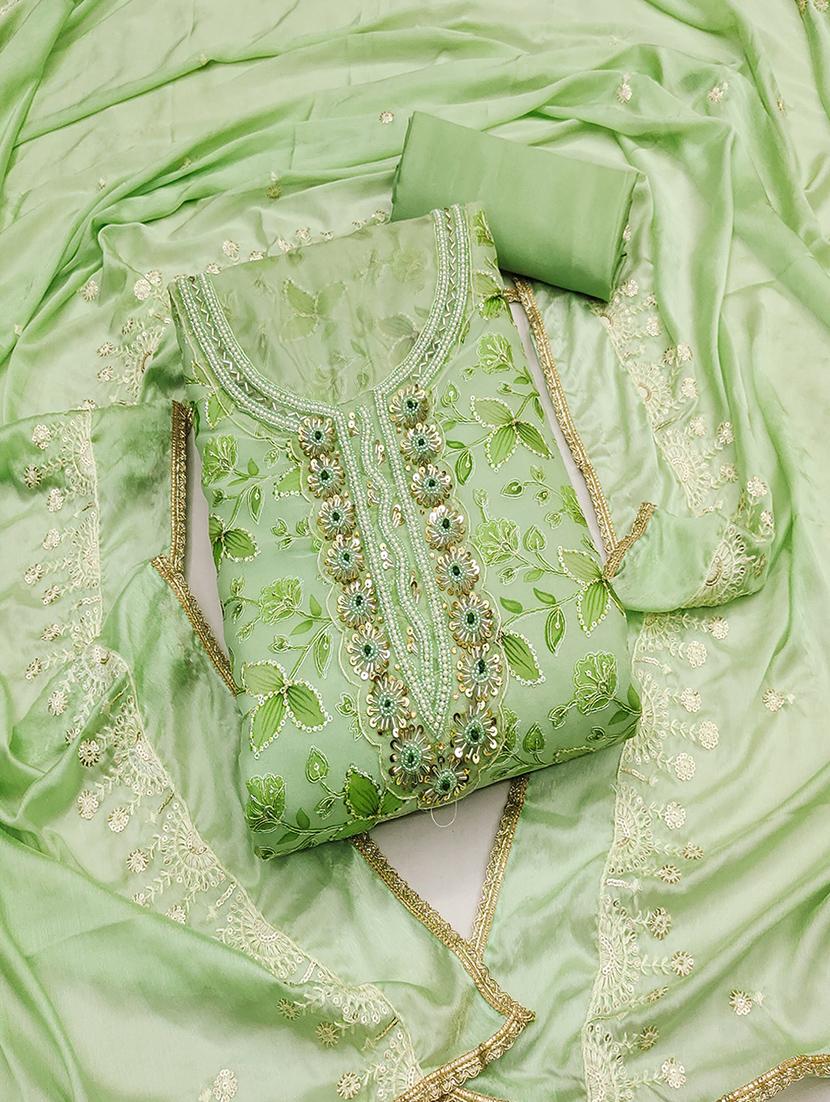 women embellished unstitched suit - 21507256 - Zoom Image - 0