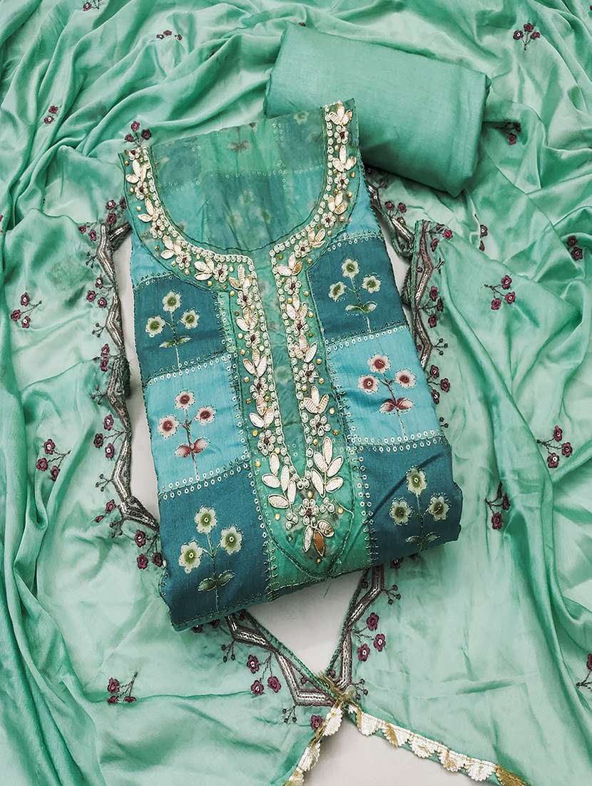 women embellished unstitched suit