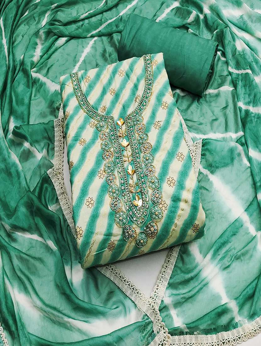 women embellished unstitched suit