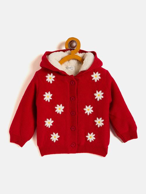 boys hooded self-designed sweater - 21507411 - Standard Image - 0