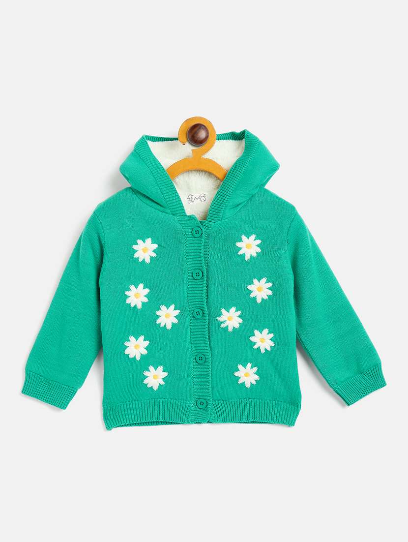 boys hooded self-designed sweater - 21507414 - Zoom Image - 0