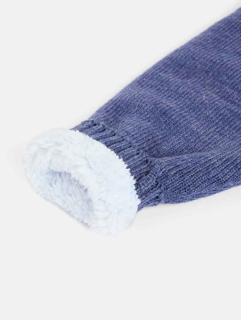girls blue cotton sweater - 21507429 - Standard Image - 3