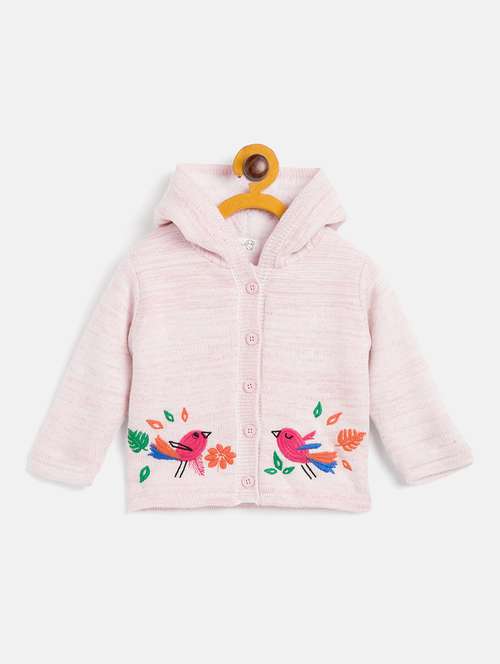 girls off white cotton sweater - 21507434 -  Standard Image - 0