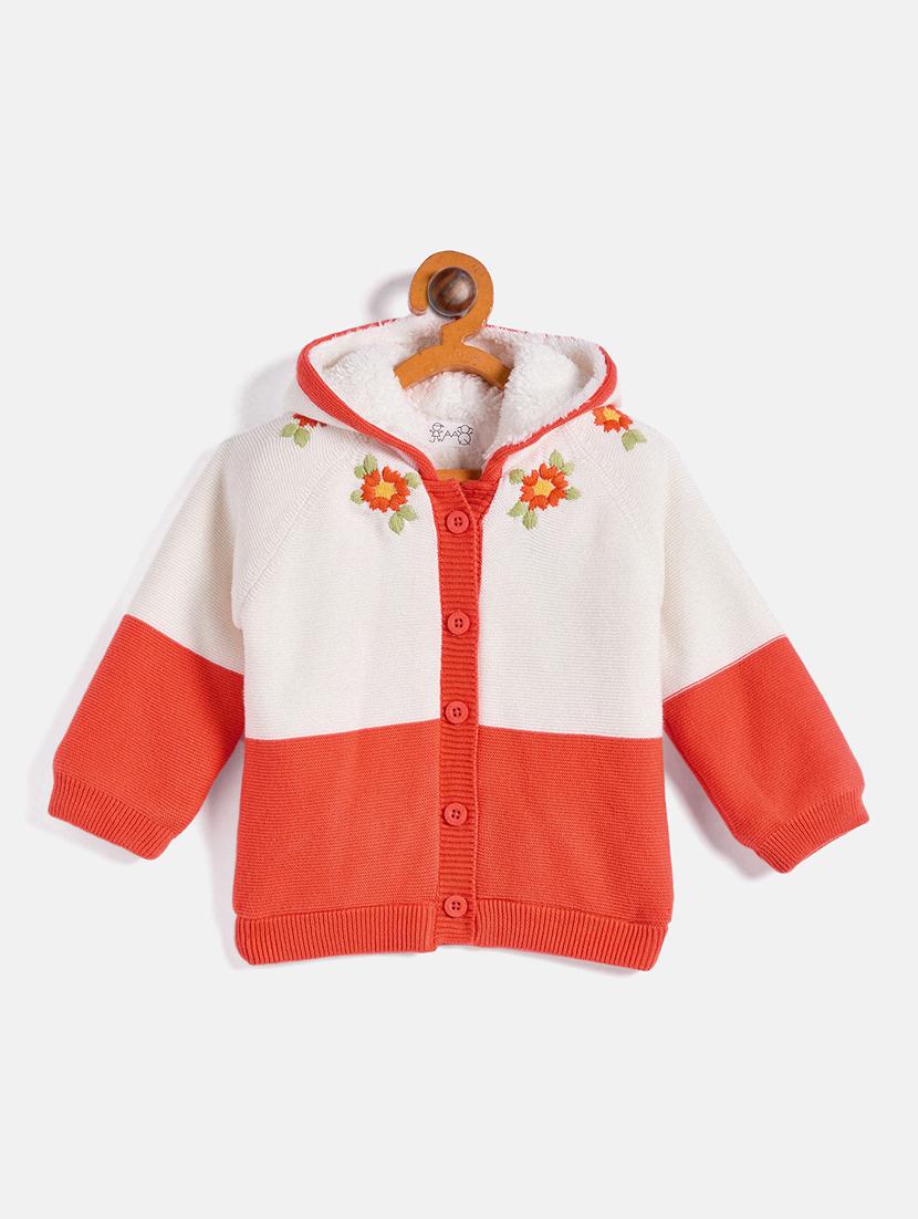 girls long sleeve self-design sweater 