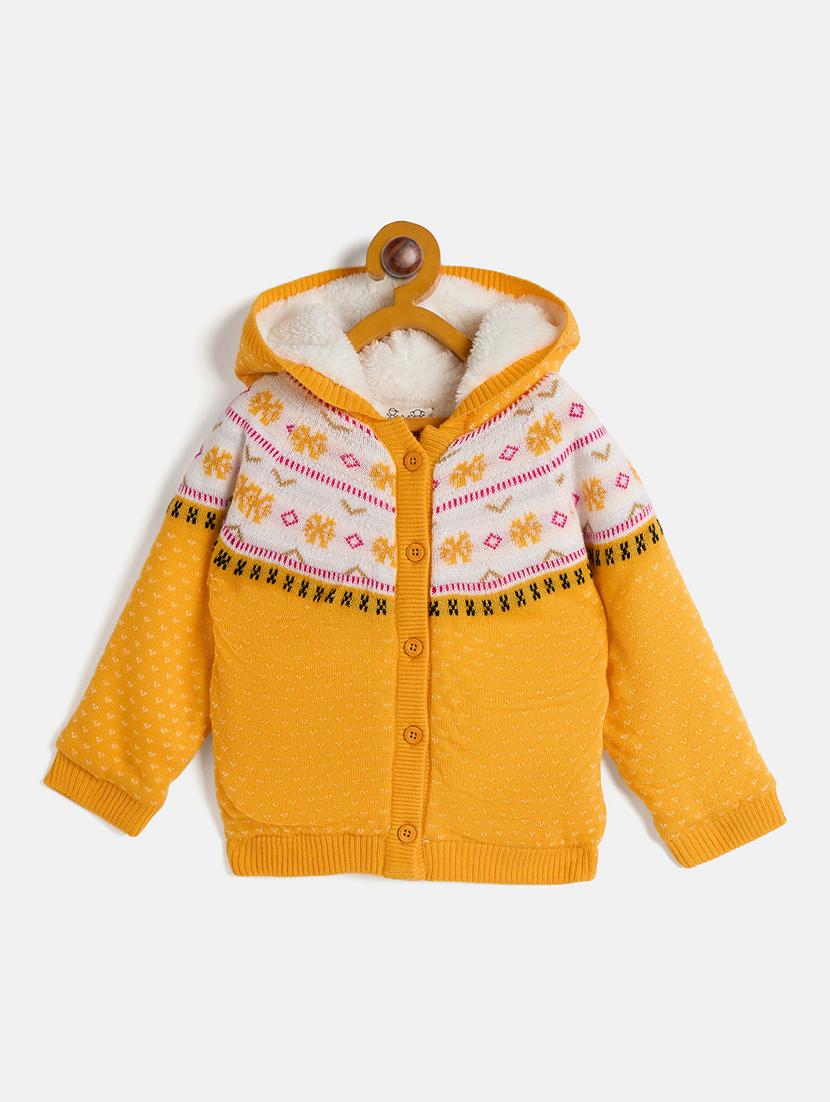 boys hooded self-designed sweater - 21507475 - Zoom Image - 0