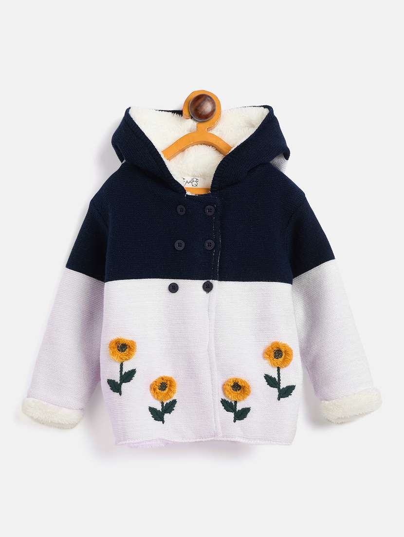 boys hooded self-designed sweater - 21507480 - Zoom Image - 0