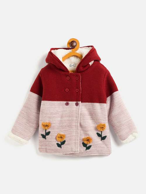 girls pink cotton sweate - 21507481 - Standard Image - 0
