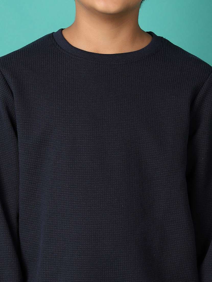 boys long sleeves plain sweatshirt - 21508396 -  Standard Image - 5
