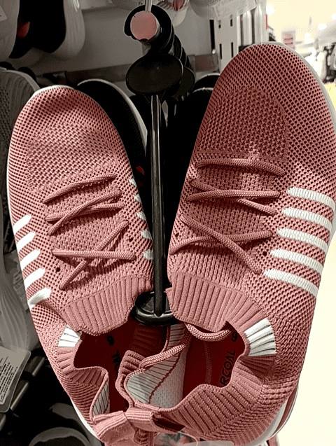pink pu (polyurethane) sports shoes - 21508424 - Zoom Image - 0