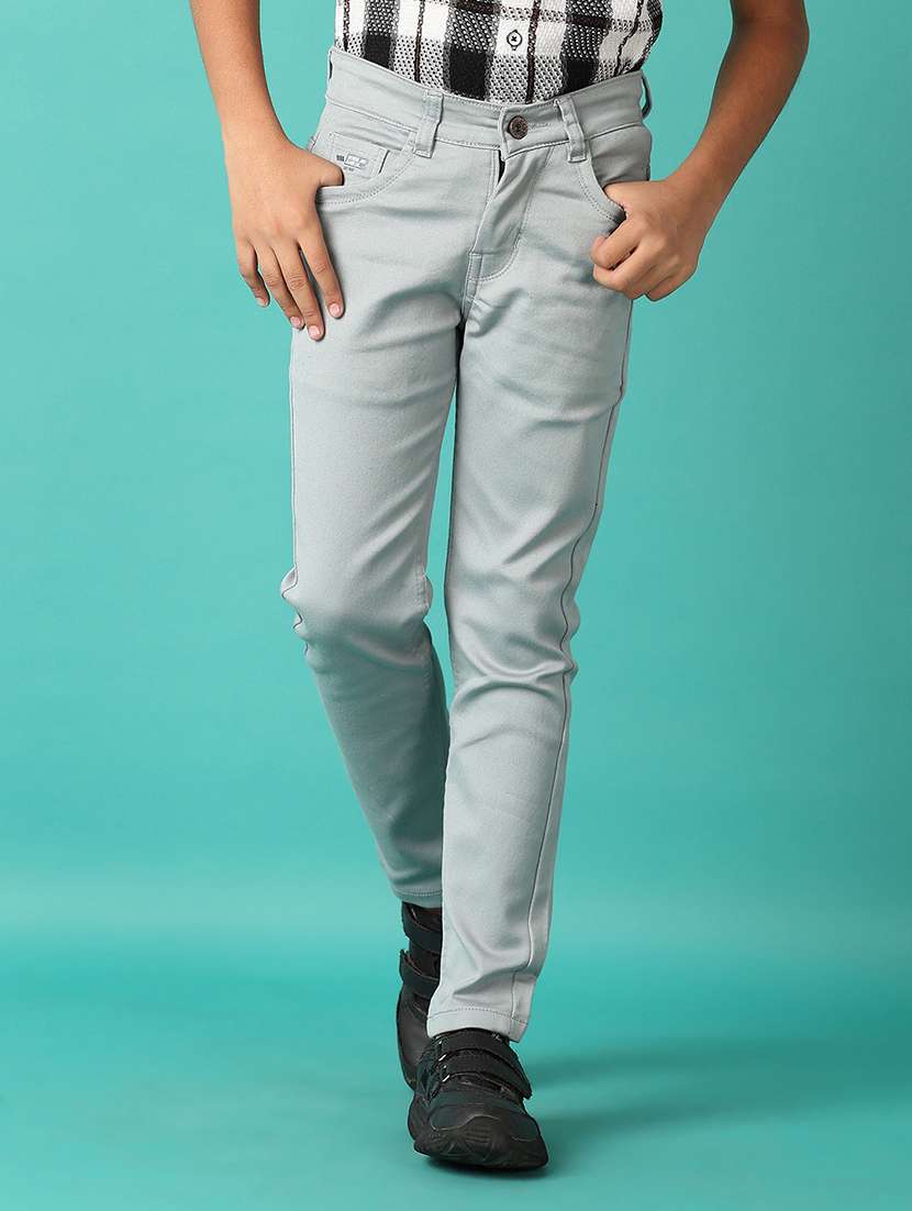 boys green plain jean