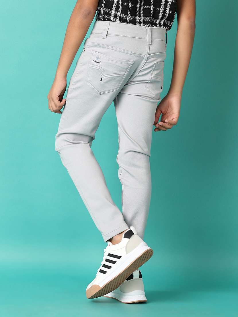 boys grey plain jean - 21508449 -  Standard Image - 3