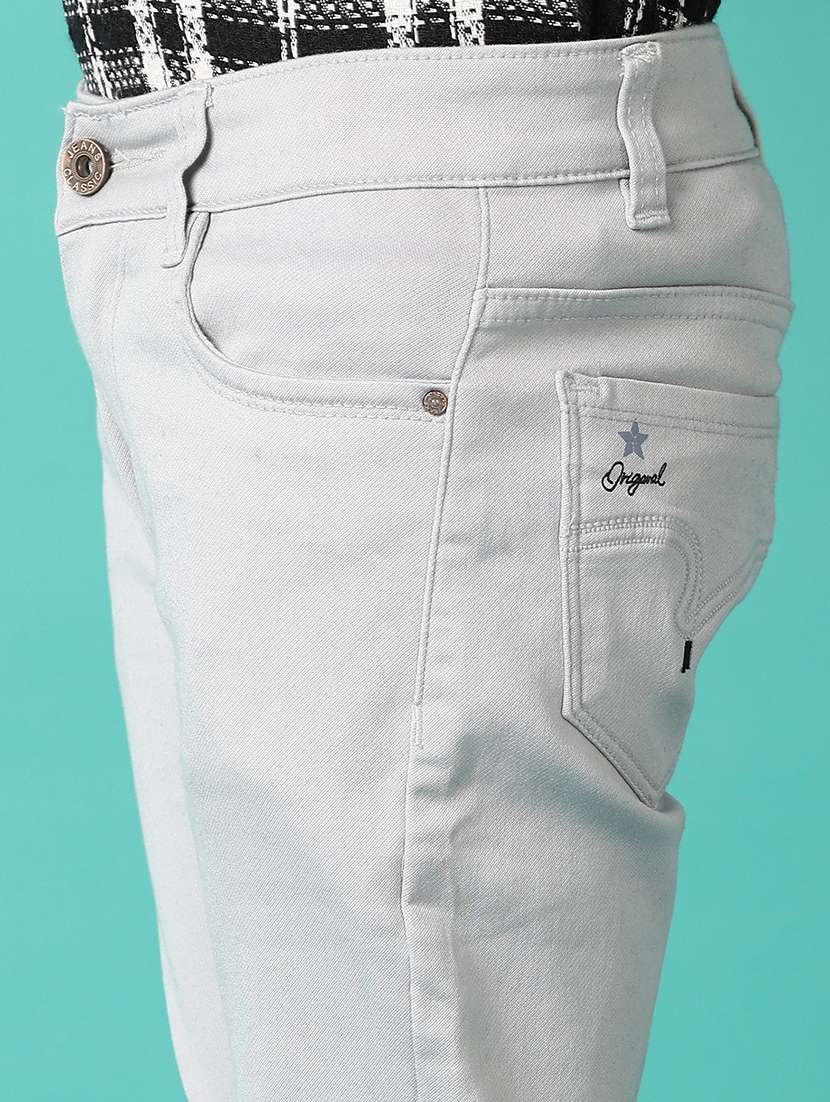 boys grey plain jean - 21508449 -  Standard Image - 5