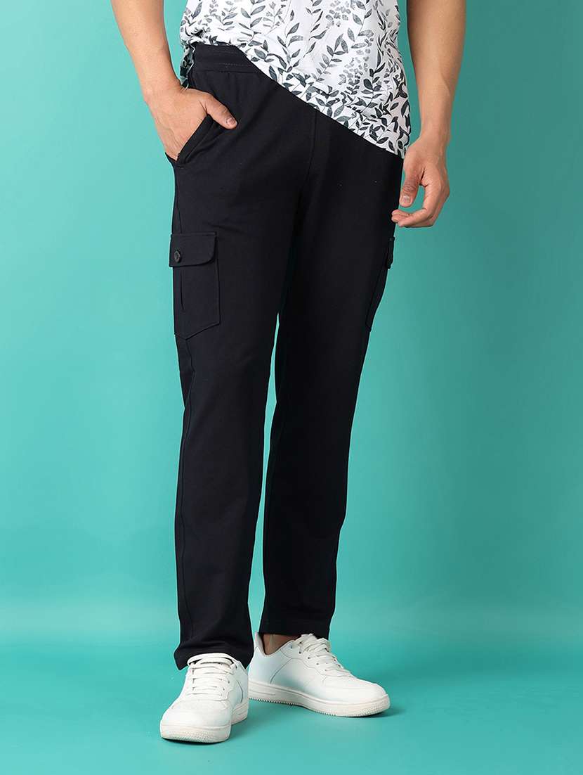 men mid rise solid cargo - 21508489 -  Standard Image - 3