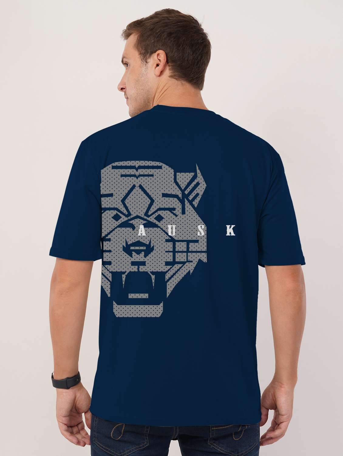men pack of 2 front & back printed t-shirt - 21508761 - Standard Image - 3
