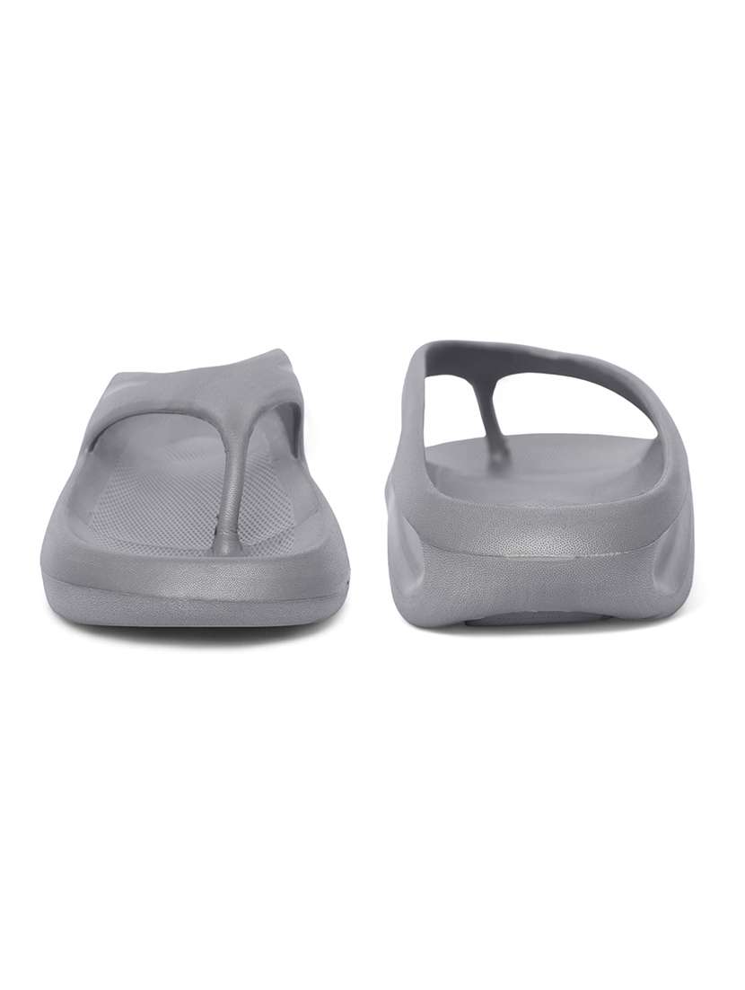 men grey slip on slippers - 21508844 -  Standard Image - 3
