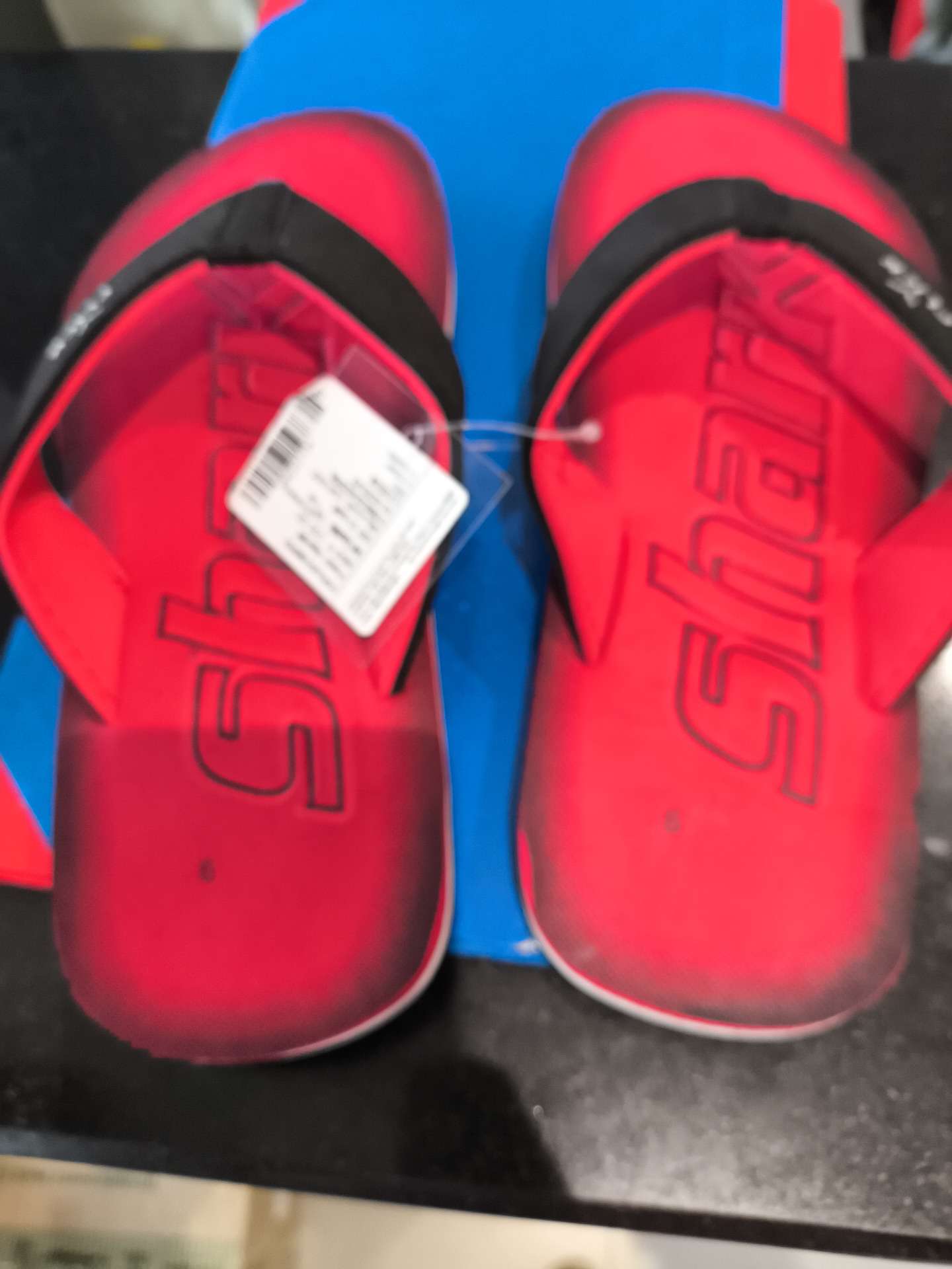 red pu (polyurethane) slippers - 21509044 - Zoom Image - 0