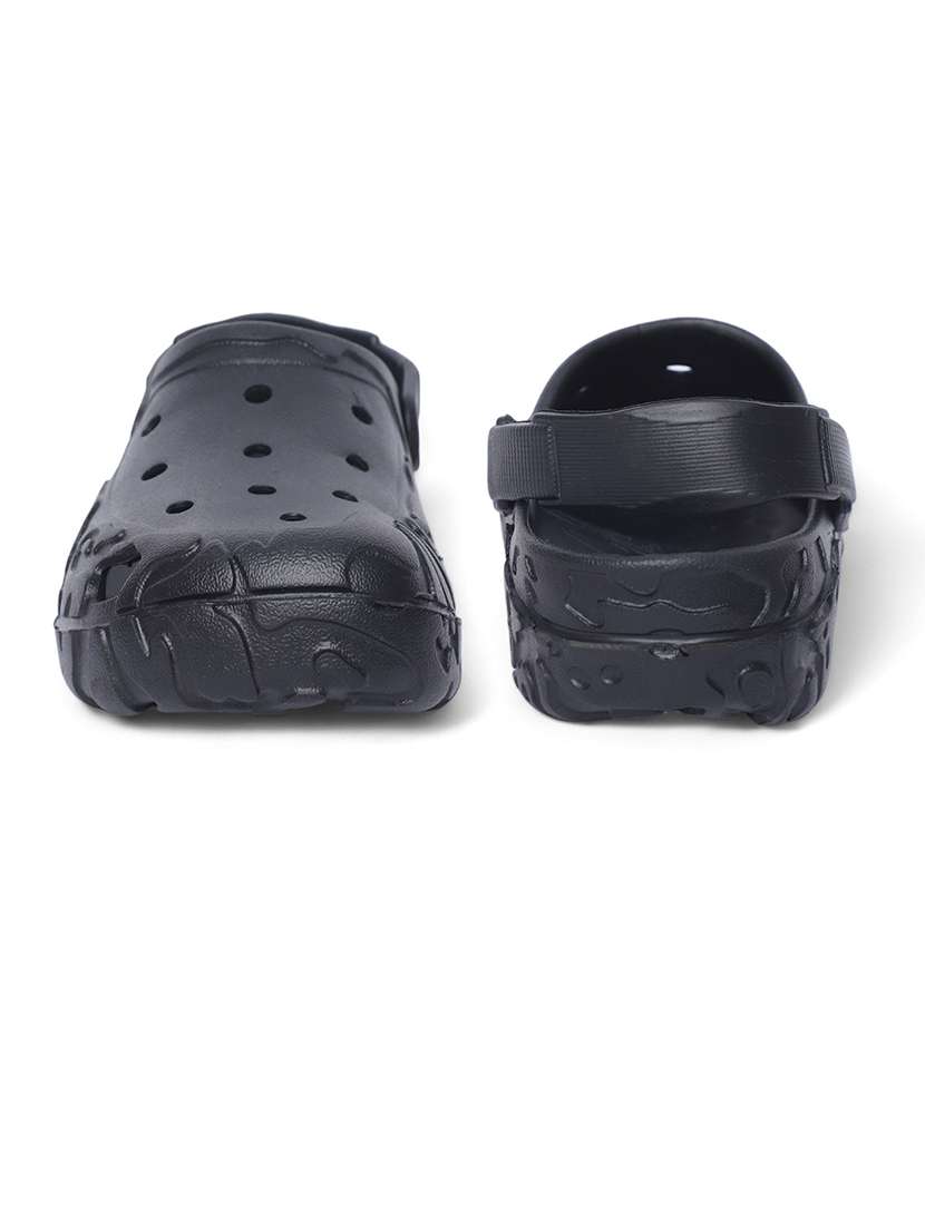 men black slip on clog - 21509414 - Standard Image - 3