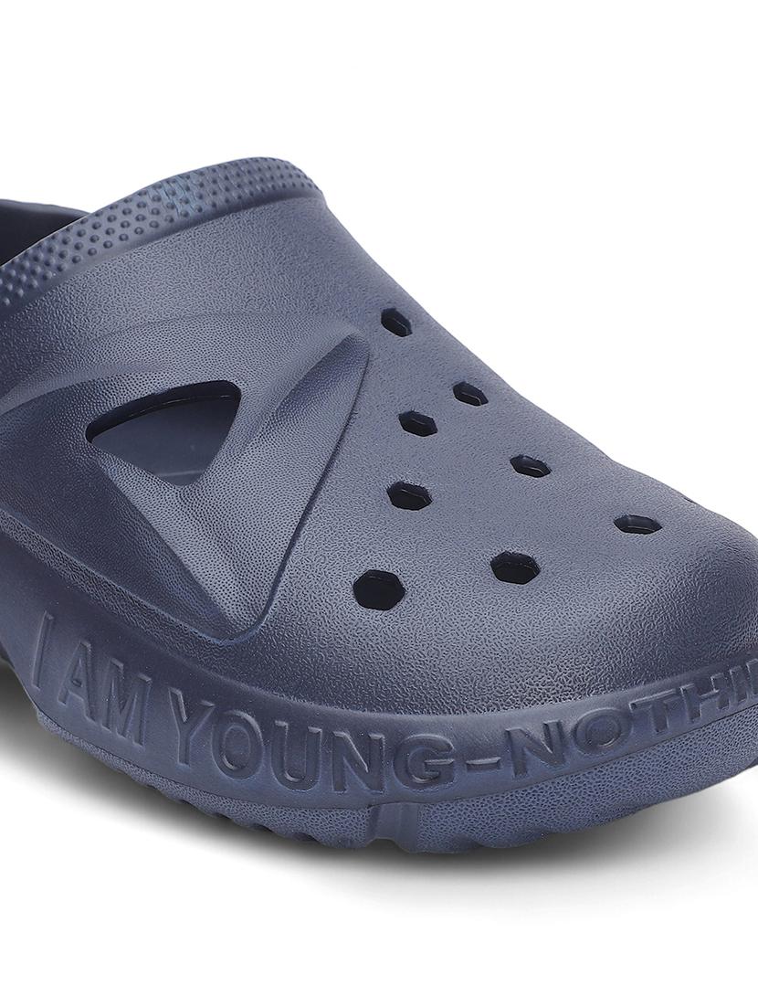 men navy slip on clog - 21509431 - Standard Image - 5