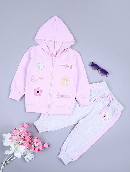 kids printed full length twin set - 21509475 - Standard Image - 0