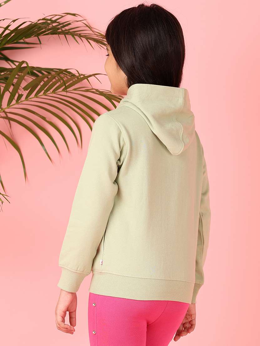 girls printed long sleeve hooded sweatshirt - 21509964 -  Standard Image - 3