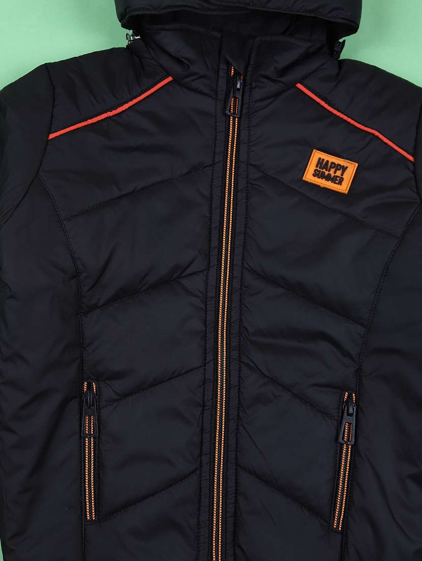 boys solid long sleeve bomber jacket - 21509994 -  Standard Image - 3