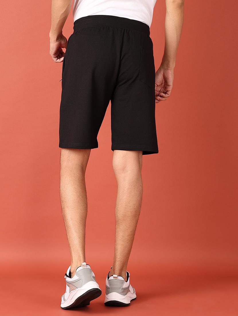 men mid rise solid shorts - 21510006 - Standard Image - 3