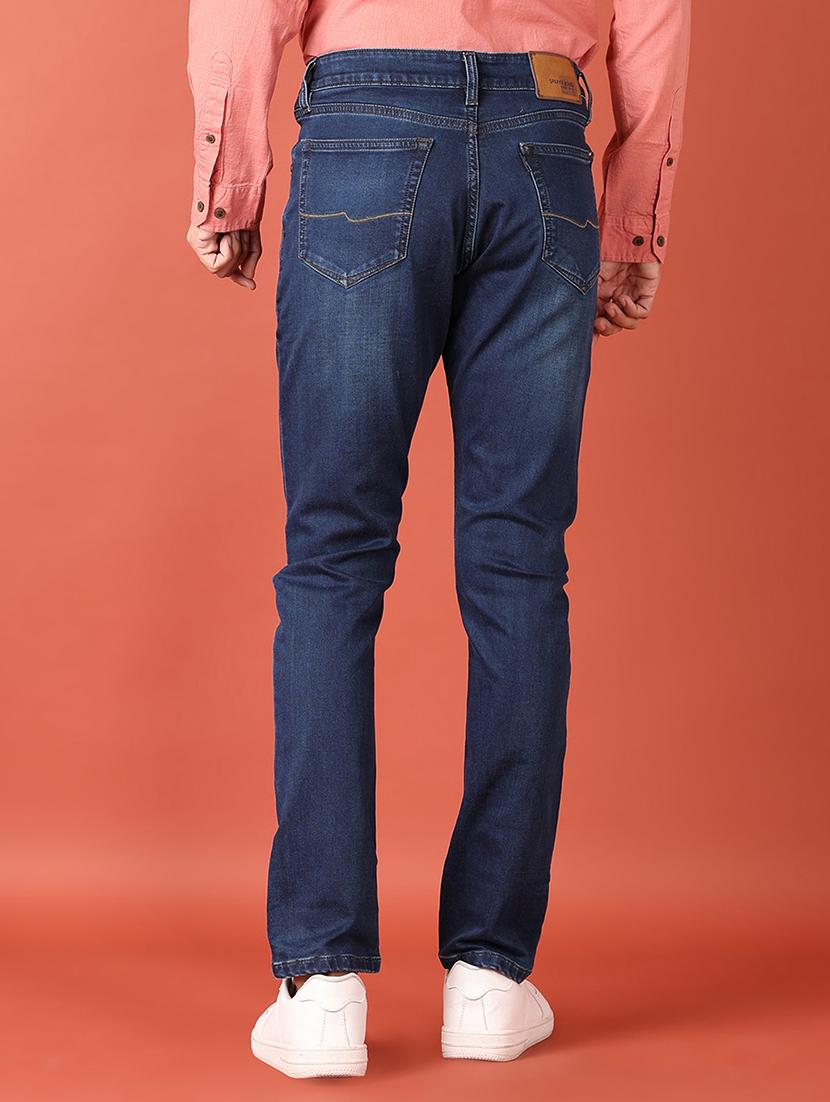 men solid mid rise slim fit jean - 21510040 - Standard Image - 3