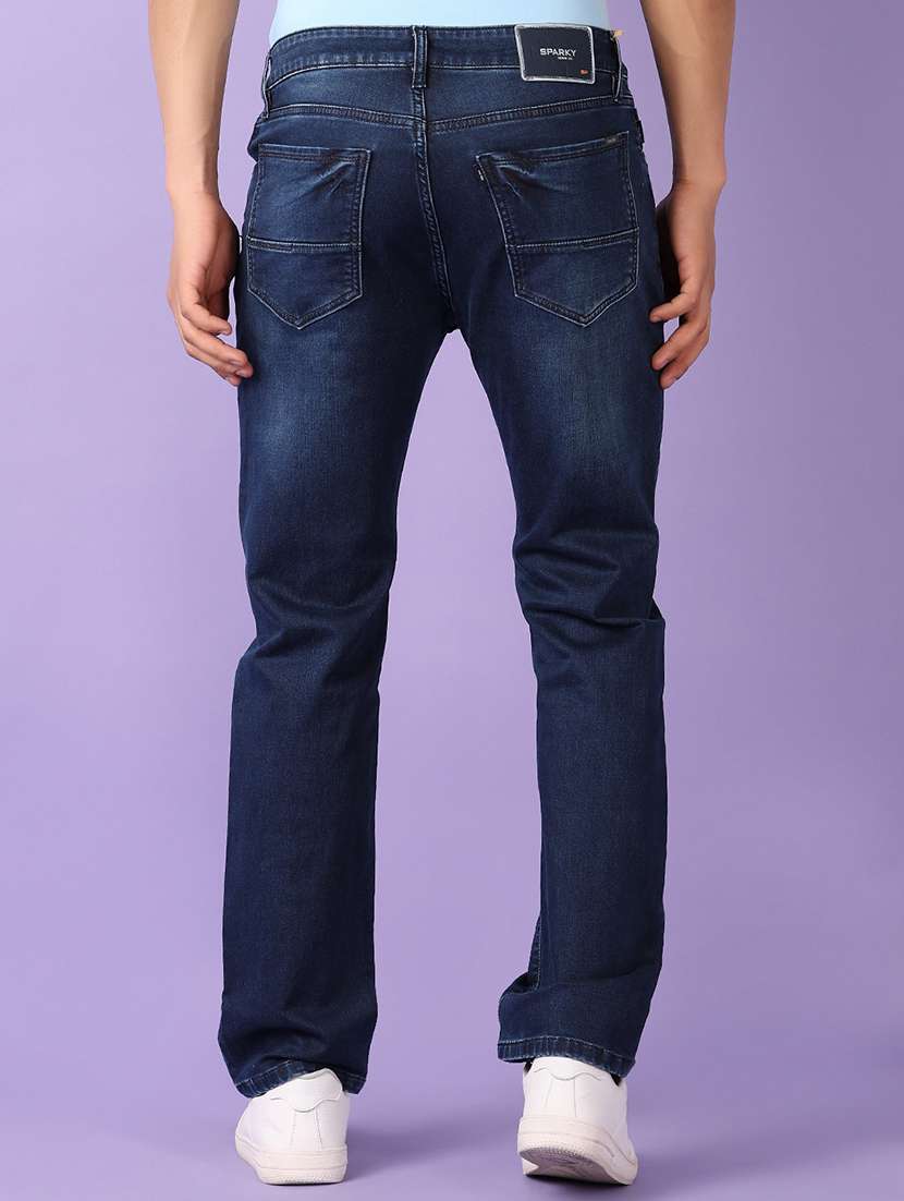 men solid mid rise relaxed fit jean - 21510131 -  Standard Image - 3