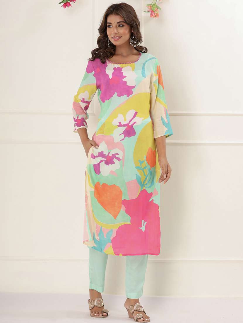 women multicolored printed co-ord set - 21510334 -  Zoom Image - 0