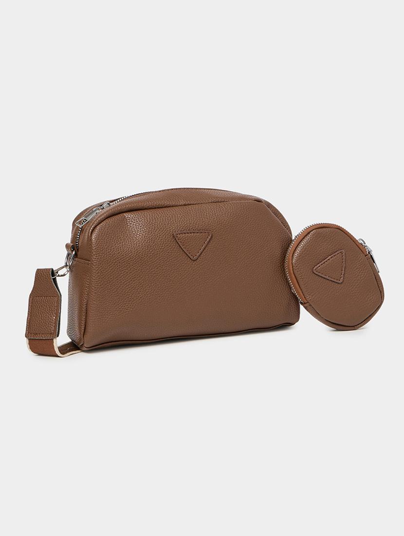 women brown solid handbag - 21510729 - Zoom Image - 0