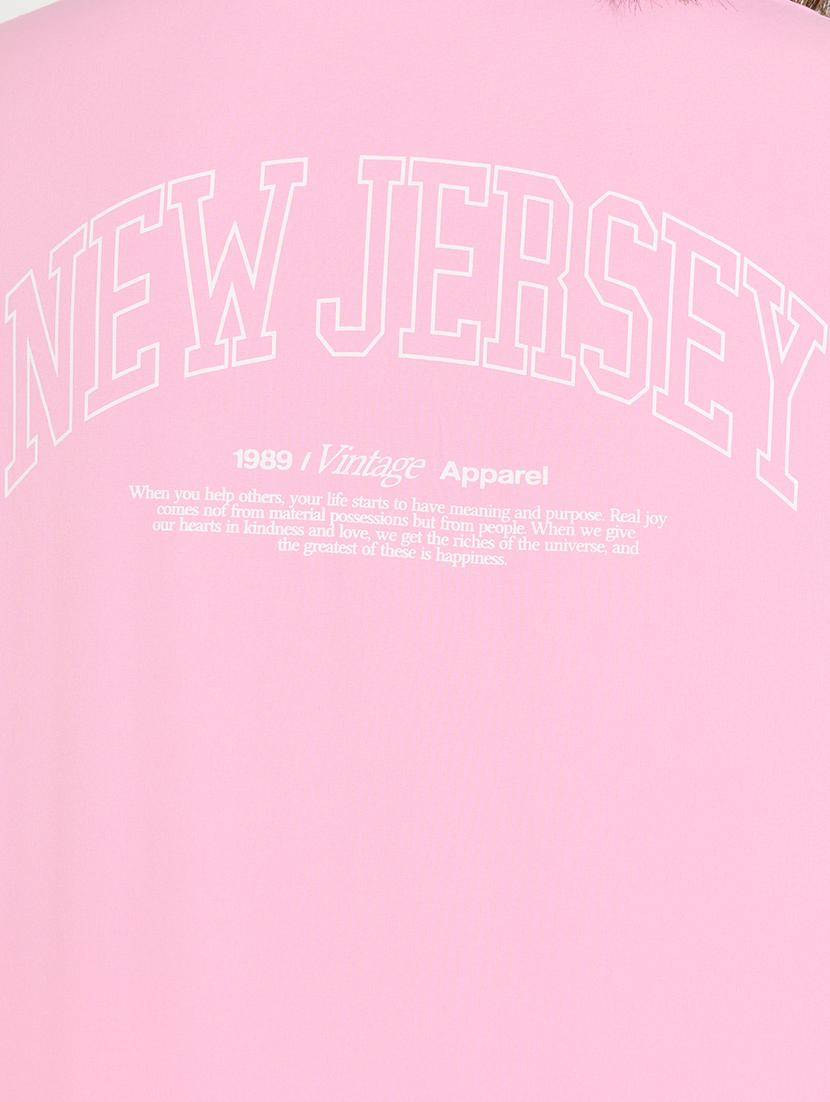 women pink printed oversized shirt - 21510739 - Standard Image - 5