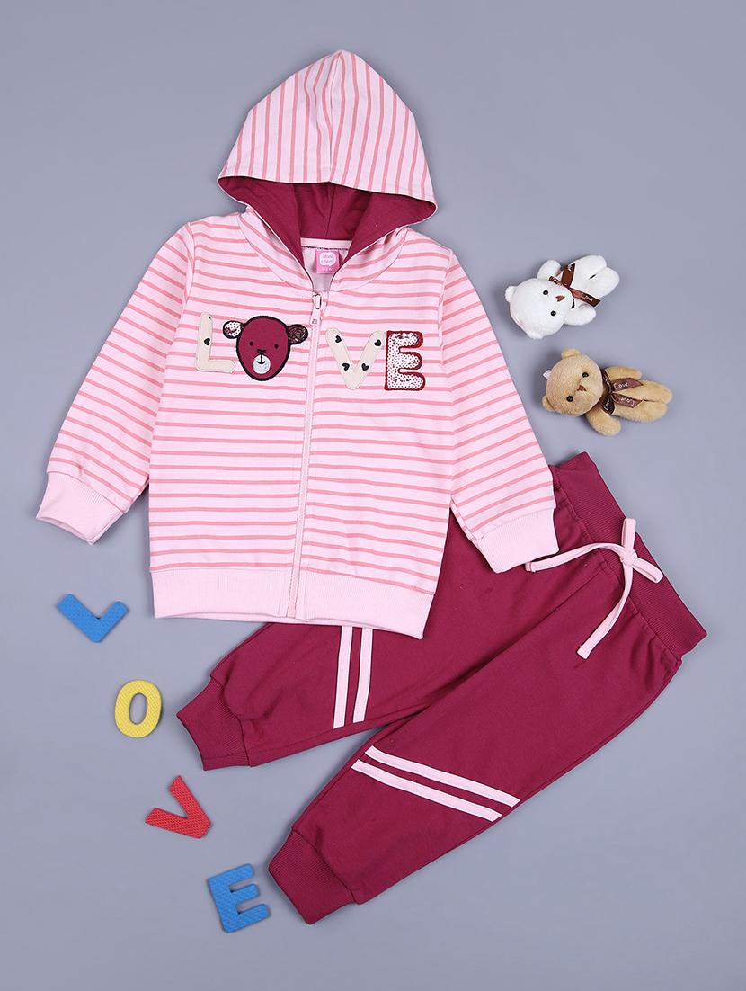 kids printed full length twin set - 21510782 -  Zoom Image - 0