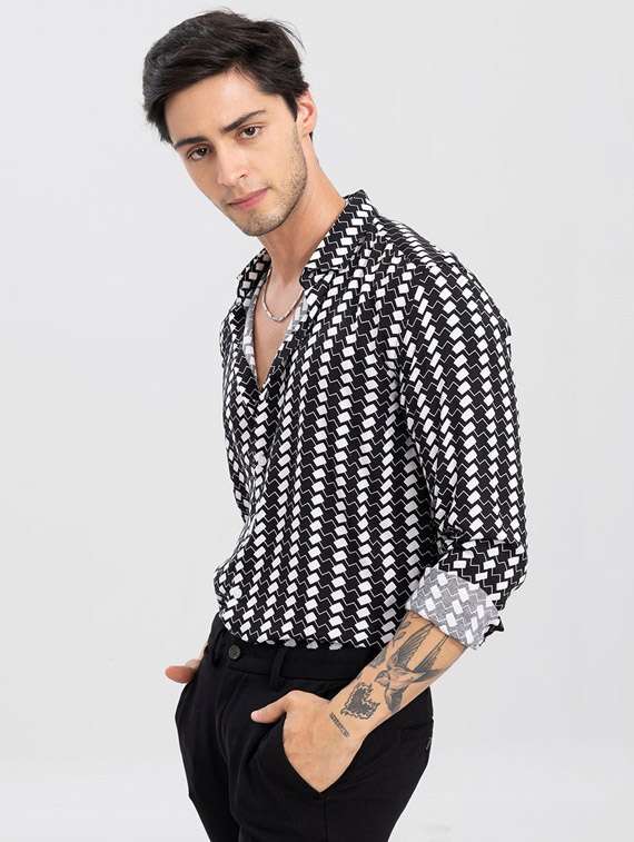 women black long sleeves casual shirts - 21511316 -  Standard Image - 3