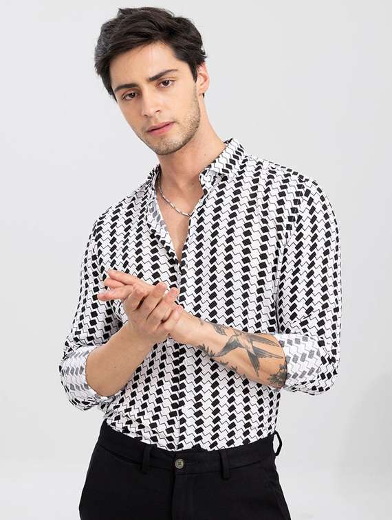 women black long sleeves casual shirts - 21511317 -  Standard Image - 3