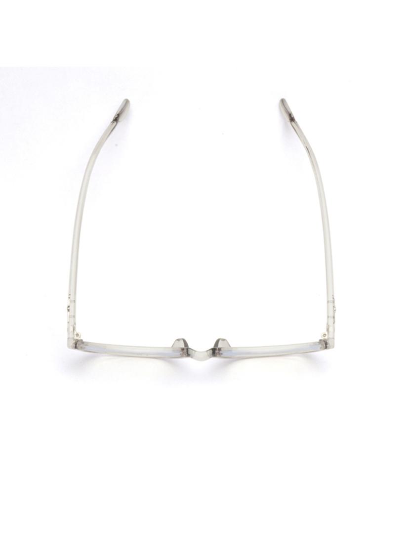 clear square full plastic unisex sunglasses - 21511605 - Standard Image - 3