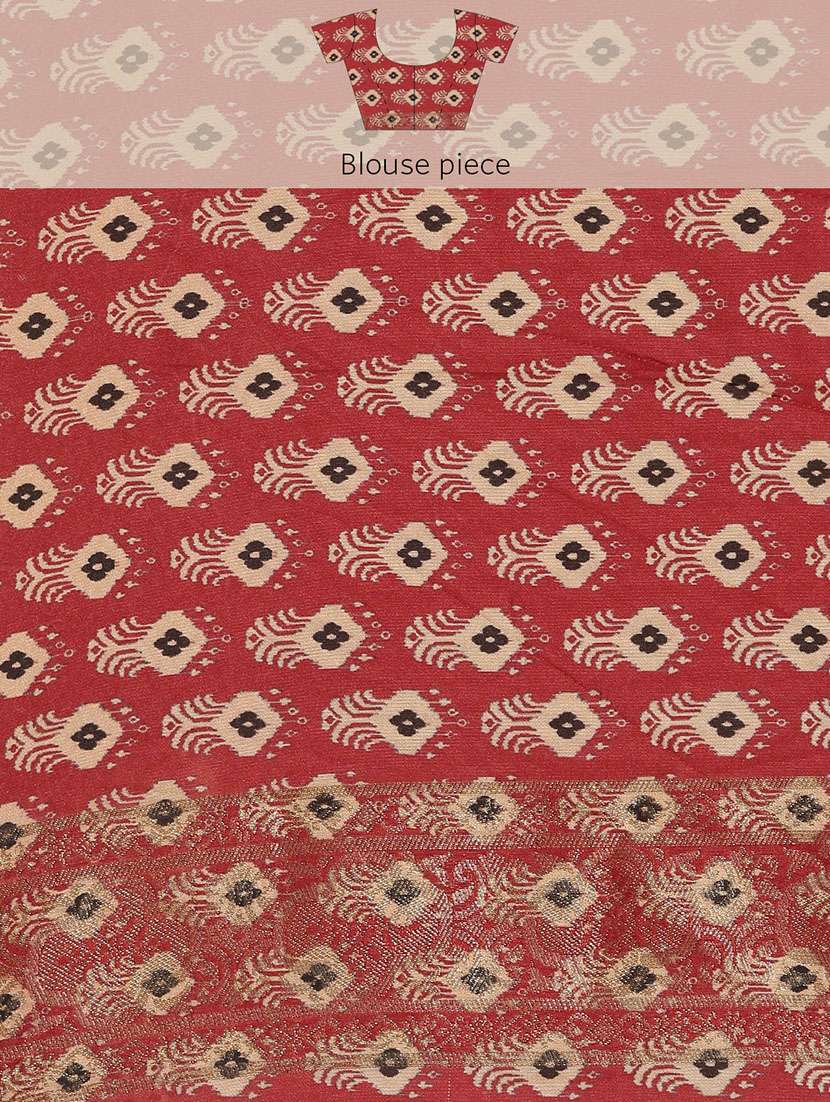 women self-designed bordered saree with blouse - 21511666 -  Standard Image - 5