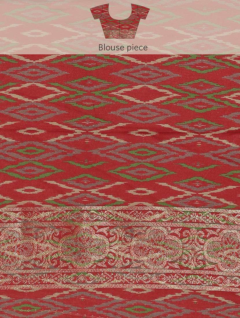 women self-designed bordered saree with blouse - 21511673 -  Standard Image - 5