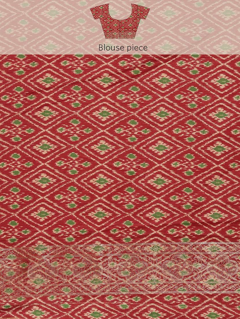 women self-designed bordered saree with blouse - 21511674 - Standard Image - 5