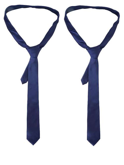 men pack of 2 plain ties - 21511751 - Standard Image - 0
